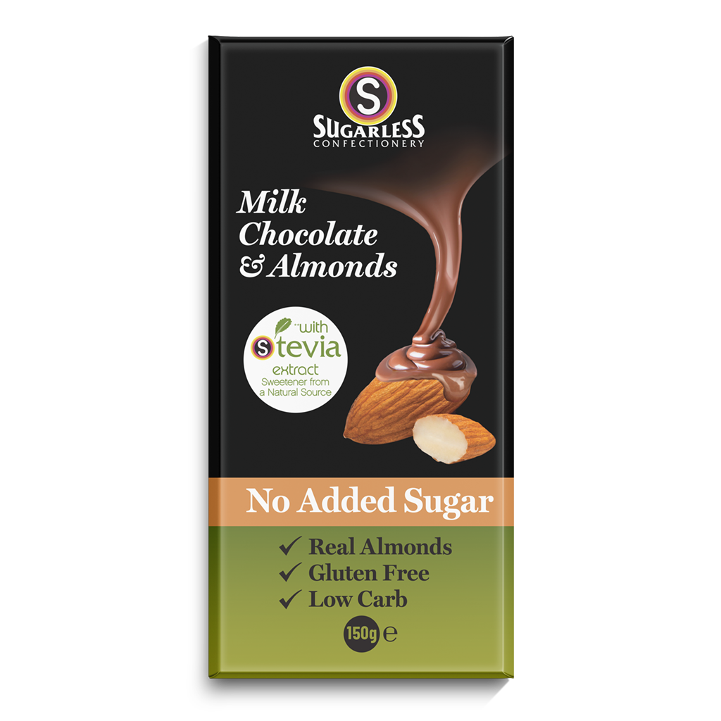 Sugarless Confectionery Milk Chocolate & Almonds Chocolates SG